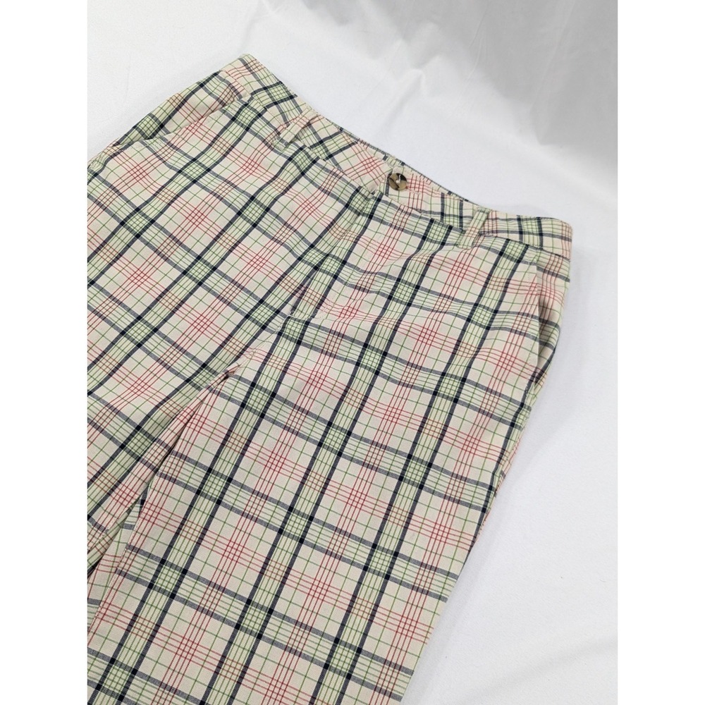 Brixton  Pant Mens 30x28 (28 Tag) Standard Fit Khaki‎ Pants Plaid Golf Chino EUC